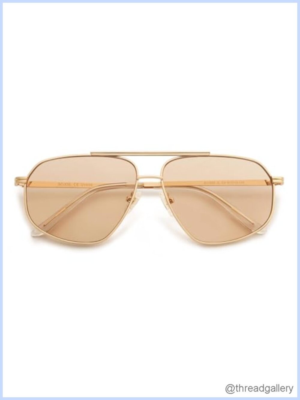 Retro Hexagon Aviator Sunglasses UV400 Metal Full Frame